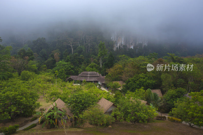 泰国Khao Sok国家公园，日出雨林